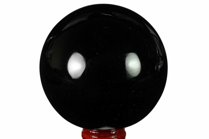 Polished Obsidian Sphere - Mexico #163277